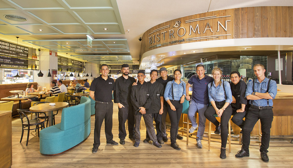 Le Bistroman Staff, El Corte Ingles, Marbella Commercial Photography