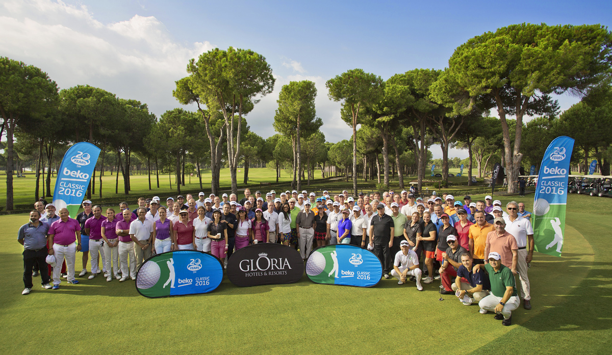 Pro-Am Golf Event, Group Photo, Beko Golf, Belek, Antalya, Beko, David Claire, Andrew McNabola, Gloria Golf Resort